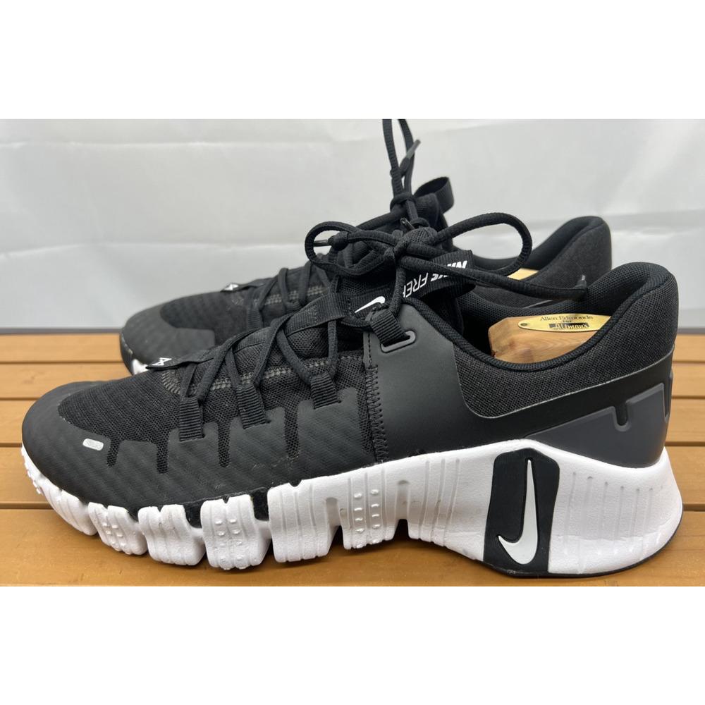 Nike Free Metcon 5 Black White DV3949-001 Mens CrossFit Gym Size 12 - Picture 4 of 12